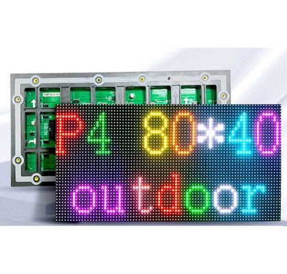 mur visuel 16bit d'affichage à LED de 850W SMD 1921 P4 de module extérieur d'écran