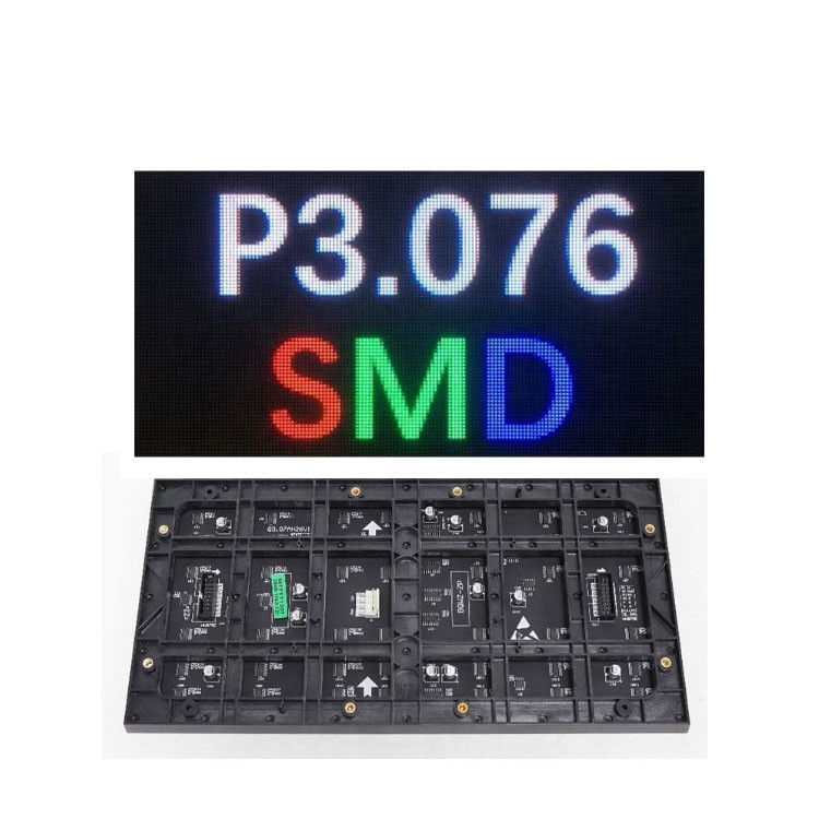 RVB	Module mené polychrome d'intérieur de l'affichage 3.076mm/Smd2121 de lancement de pixel d'affichage à LED de SMD